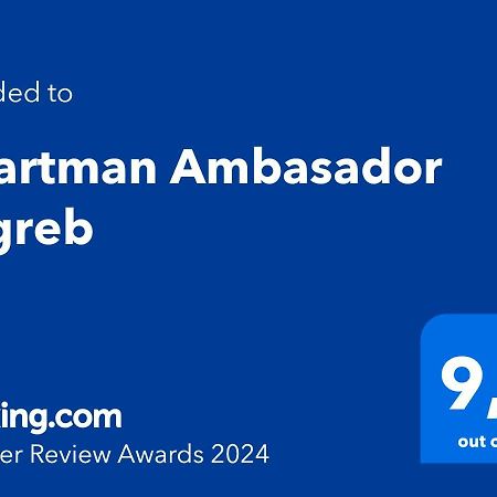 Apartman Ambasador Zagrzeb Zewnętrze zdjęcie